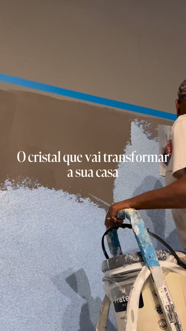 Cristal transforma ambientes com textura e durabilidade.