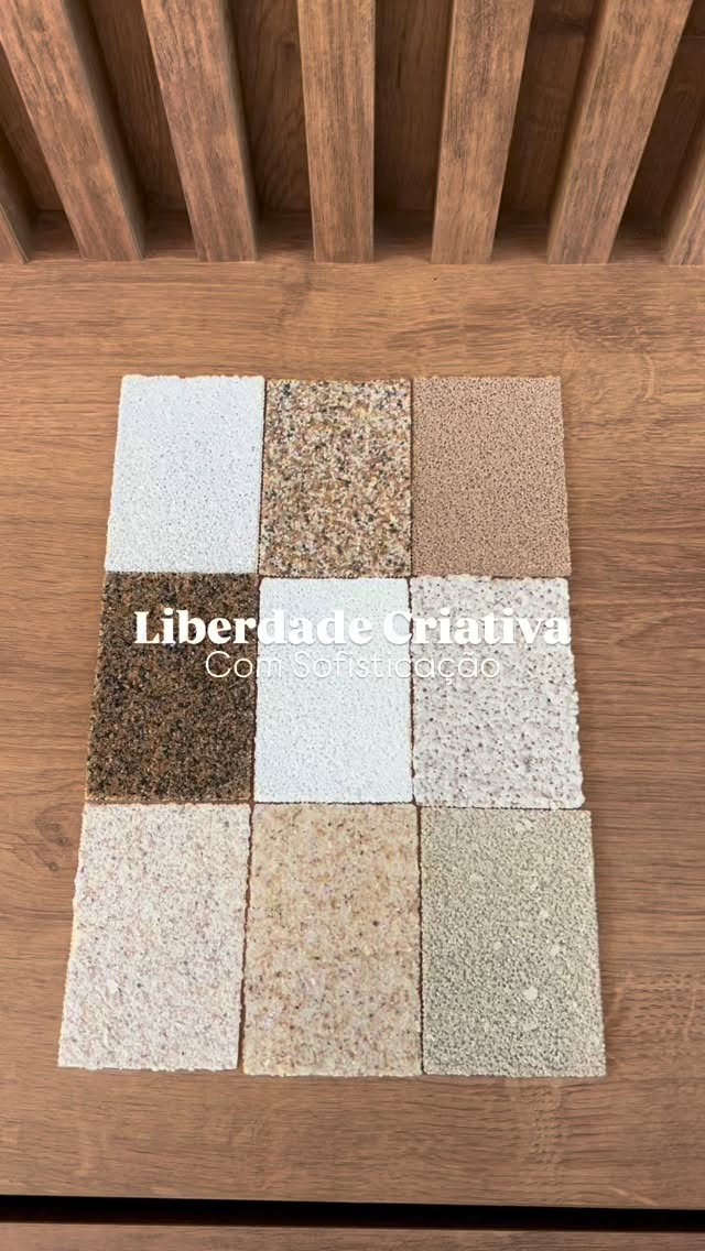 Cores do Revestimento Cristal: Com mais de 100 tons personalizáveis