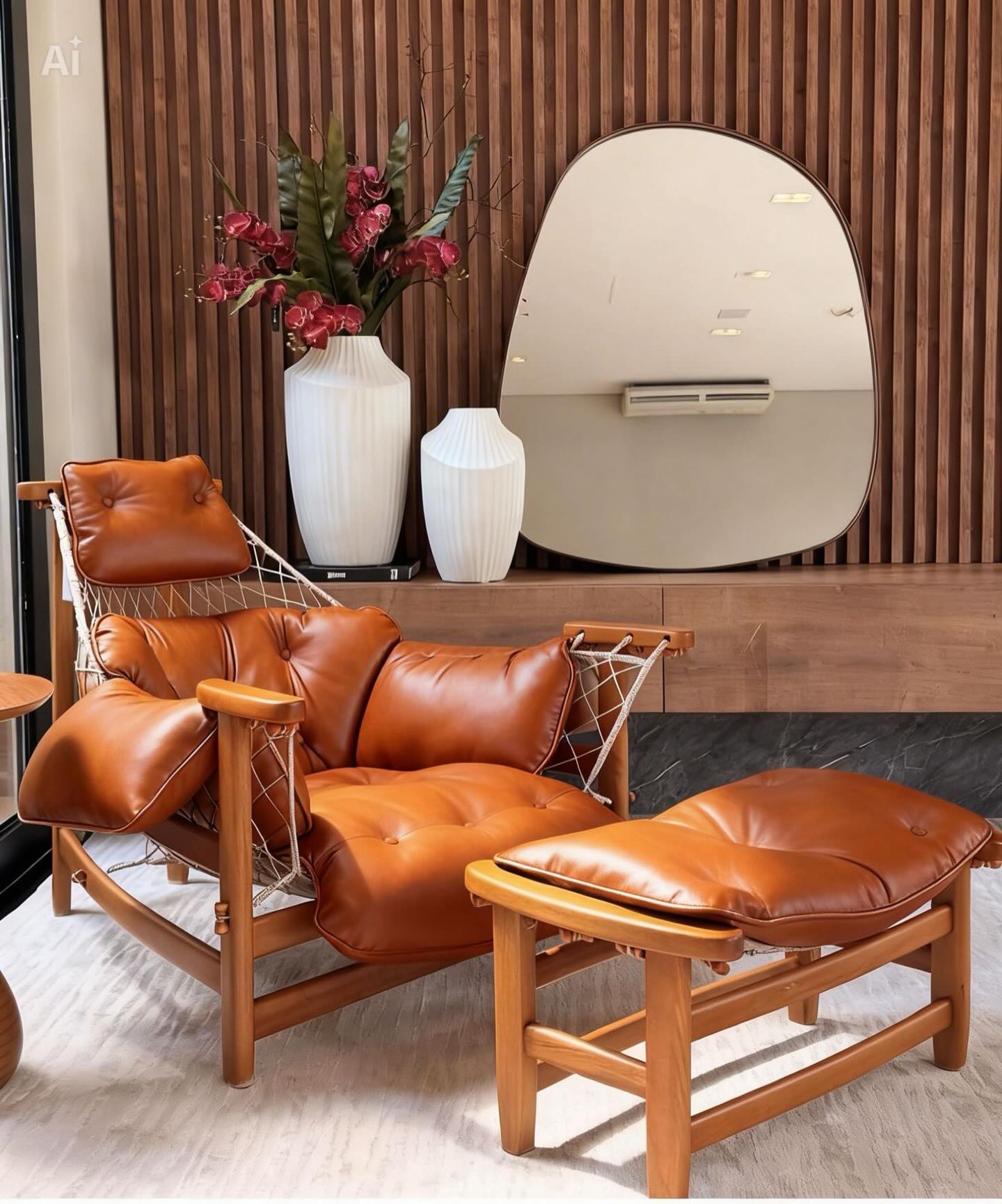 Como escolher uma poltrona decorativa de couro para sala