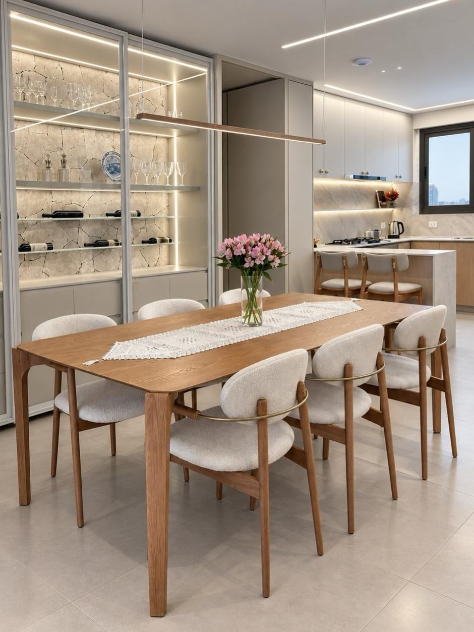 Como escolher mesa de jantar em madeira para a sua casa